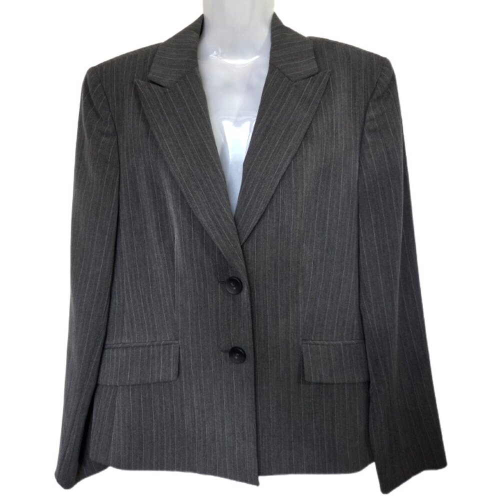 NWT Jones New York Pinstripe Pants Suit with Blazer Size 10